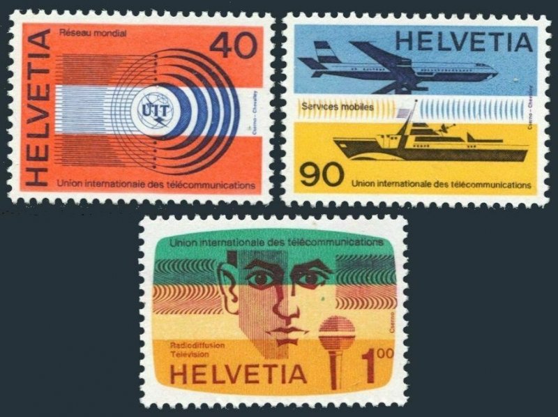 1976 Switzerland UIT/ITU 11-13 Airplanes