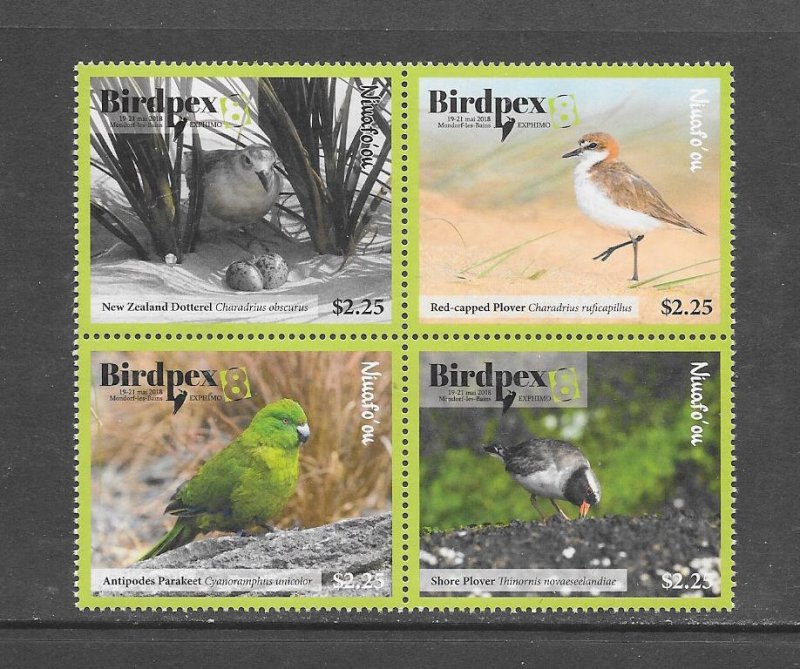 BIRDS - NIUAFO'OU #371 BIRDPEX  MNH