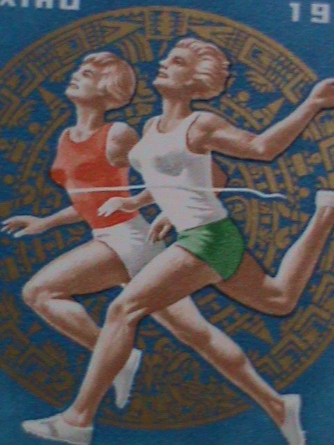 HUNGARY STAMP:1968- SC# 1924-THE 19TH OLYMPIC GAMES- MEXICO-MINT STAMP S/S