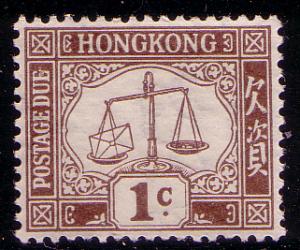 Hong Kong MNH #J1