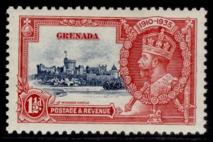 GRENADA GV SG147, 1½d deep blue & scarlet, M MINT.