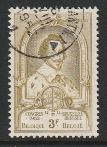 1952 Belgium - Sc 439 - used VF - 1 Single - Count Leonard