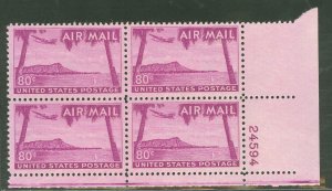 United States #C46 Mint (NH) Plate Block