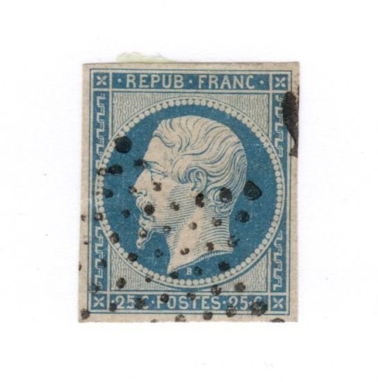 France #11 Small thins Imperf Used - Stamp - CAT VALUE $32.50