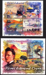 Solomon Islands 2013 Art Paintings Henri Edmond Cross Sheet + S/S MNH