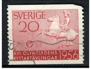 Sweden  1956 - scott 487 used - 20 o, Greek Horseman 