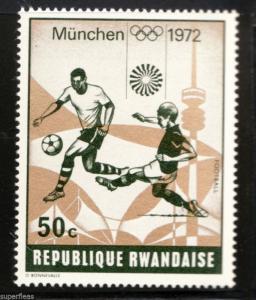 RWANDA 1972 postage stamps (8) Munich Olympic games set MNH F/VF Football etc..