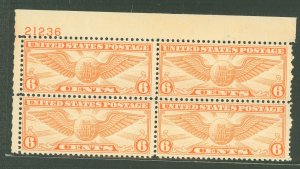 United States #C19 Mint (NH) Plate Block