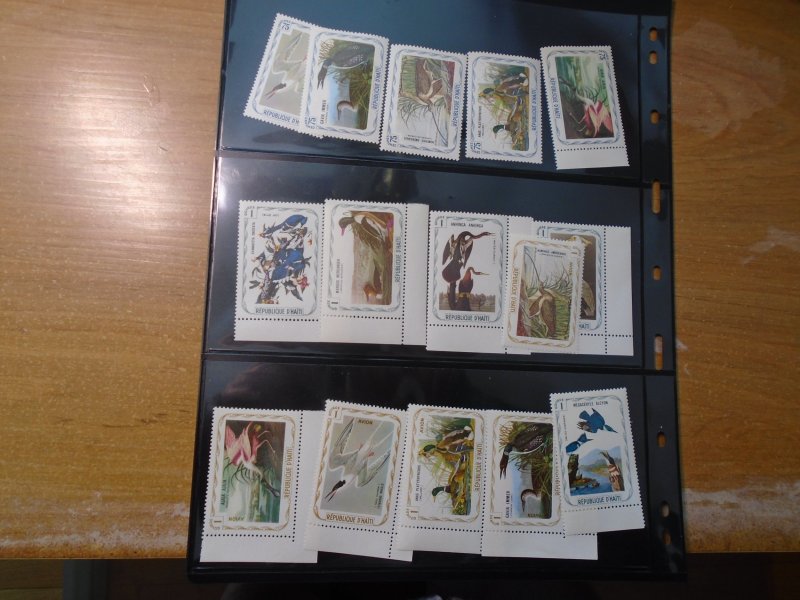 Haiti  MNH  J J  Audubon  Birds