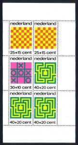 Netherlands Sc# B499a MNH Sheet/6 1973 Games