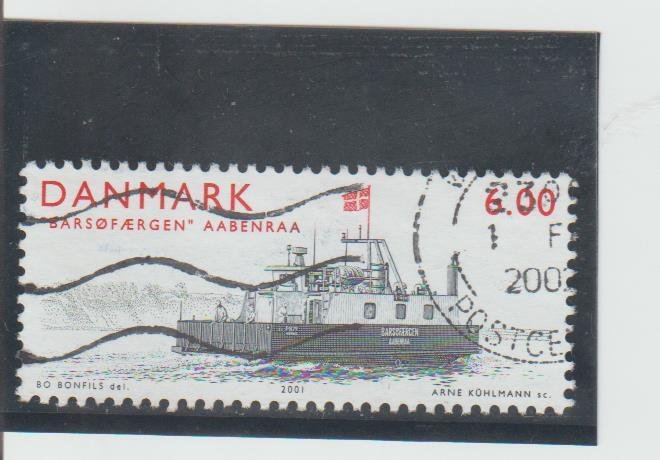 Denmark  Scott#  1217  Used  (2001 Island Ferries)