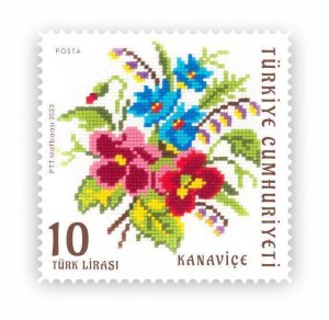 TURKEY/2023 - CROSS-STITCH, MNH