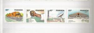 RWANDA SCOTT 1243-6 MNH SCV $6