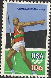 # 1790 MINT NEVER HINGED JAVELIN THROWER