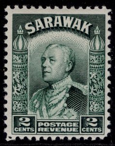 SARAWAK GV SG107, 2c green, LH MINT.