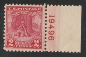 U.S. Scott #645 Valley Forge Stamp - Mint NH Single