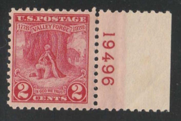 U.S. Scott #645 Valley Forge Stamp - Mint NH Single