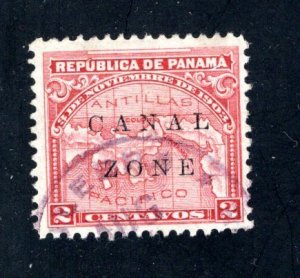 Canal Zone #13  VF, Used, CV $12.00 .....  1160008