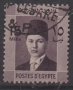 Egypt Scott#  214  used  single