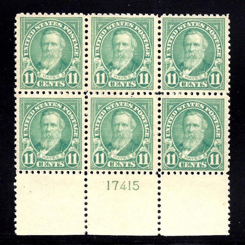 563 Mint,OG,NH... Plate Block of 6... SCV $70.00