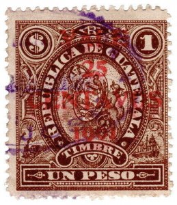 (I.B) Guatemala Revenue : General Duty 25c on 1P OP