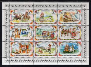 Tristan da Chuna 282 Christmas Souvenir Sheet MNH VF