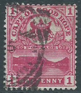 Cape of Good Hope, Sc #62, 1d Used