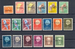 KAPPYS WEST NEW GUINEA (UN AUTHORITY) Sc 1-19 NH ISSUE OF 1962  OVERPRINTS RB103