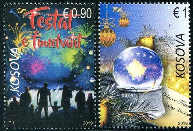 HERRICKSTAMP NEW ISSUES KOSOVO Christmas 2019  