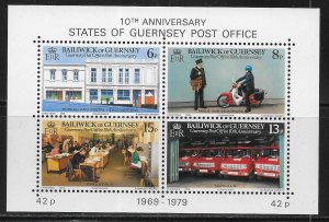 Guernsey 195-198 10th Post Office s.s. MNH 2022 Scott c.v. $1.10