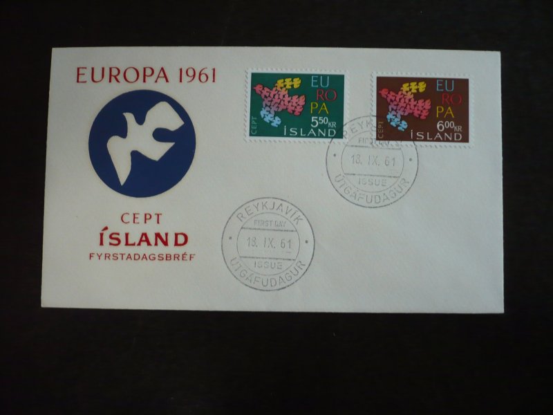 Postal History - Iceland - Scott# 340-341 - First Day Cover