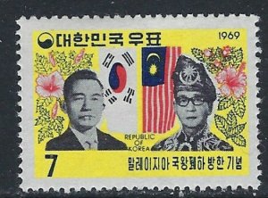 South Korea 634 MNH 1969 issue (ak3589)