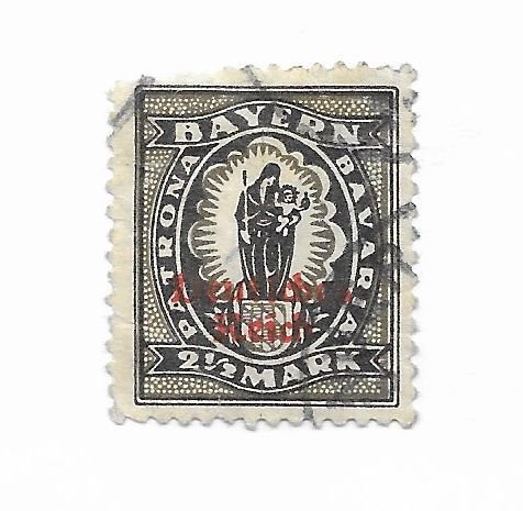 Bavaria Germany #270a Thins Used - Stamp CAT VALUE $95.00