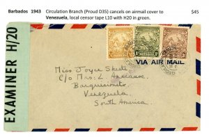 Barbados 1943 Cover