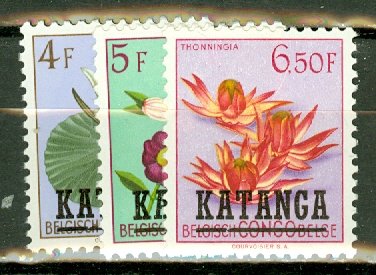 P: Katanga 18-34 mint, 19 thin CV $75; scan shows only a few