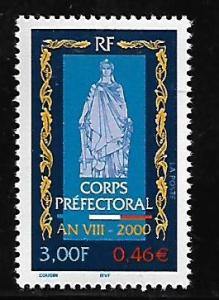 FRANCE, 2755, MNH, PREFECTORIAL CORPS, BICENT