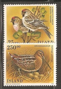 Iceland SC 808-9 Mint, Never Hinged