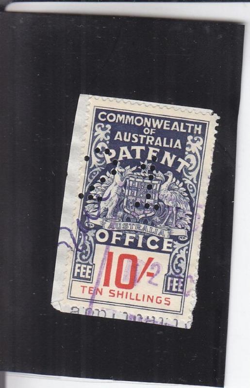 Australia: Patent Office, Sc #4, Used (24854)