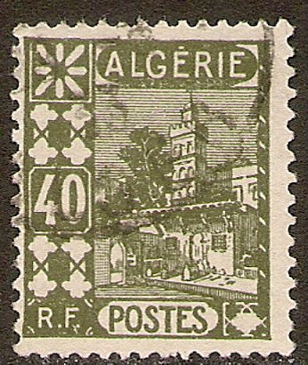 Algeria Scott # 47 used. Free shipping on all additional items.