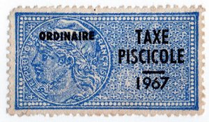 (I.B) France Revenue : Taxe Piscicole (1967) Fish Tax