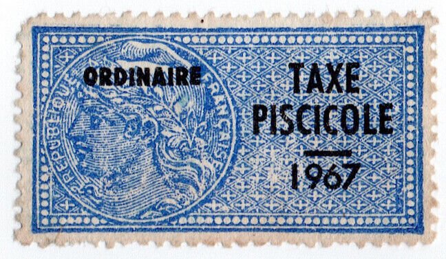 (I.B) France Revenue : Taxe Piscicole (1967) Fish Tax