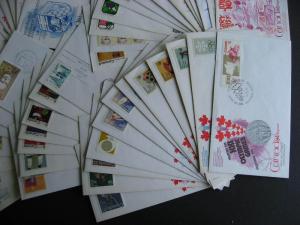 Canada Kingswood cachet FDC first day covers 110 different? not addressed