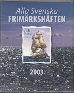 SWEDEN 2003 OFFICIAL BOOKLET YEARSET