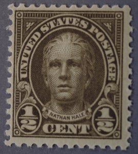 United States #551 1/2 Cent Nathan Hale MNH