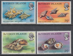 British Virgin Islands 274-277 Seashells MNH VF