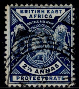 BRITISH EAST AFRICA QV SG68, 2½a deep blue, FINE USED. WMK double lined letters