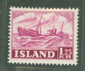 Iceland #268 Unused Single