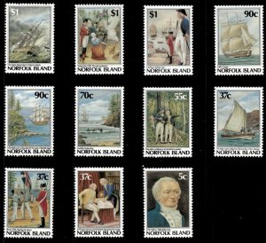 Norfolk Island 1987-88 - Exploration of the Island - Set of 11v - 426-36 - MNH