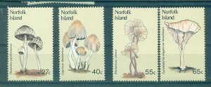 Norfolk Is. - Sc# 306-9. 1983 Mushrooms. MNH $2.80.