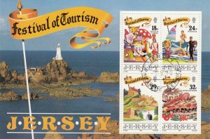 Jersey 1990 Tourism M/Sheet - Fine Used